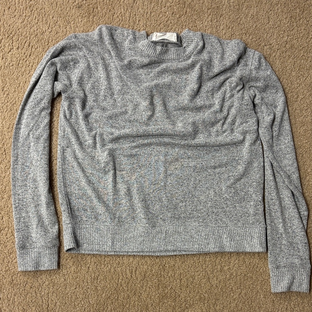 Double Zero Heather Gray Knit Top